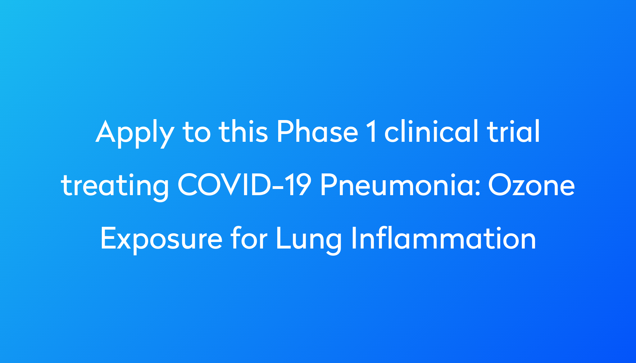 ozone-exposure-for-lung-inflammation-clinical-trial-2024-power